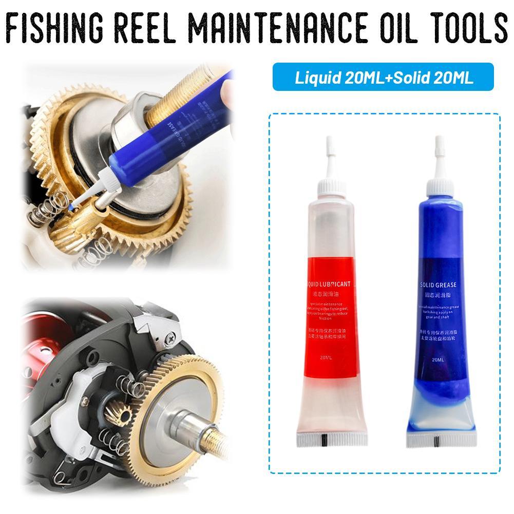 Reel Oil - Protective Grease (20ml) + Lubricant Oil