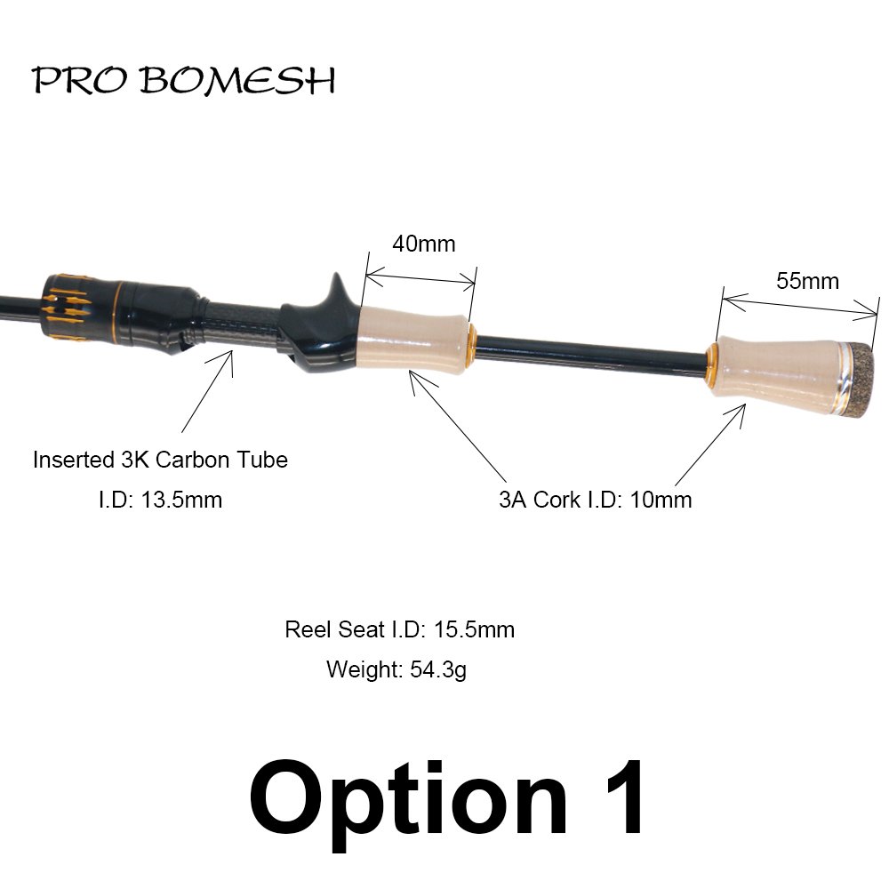 Pro Bomesh 3A Grade Cork SKTS  - Ice Fishing Reel avis et prix