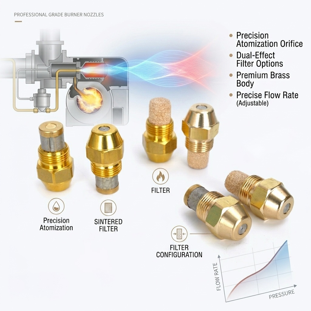 Brass Burner Oil Nozzle 80 Deg - Reel Oil avis et prix