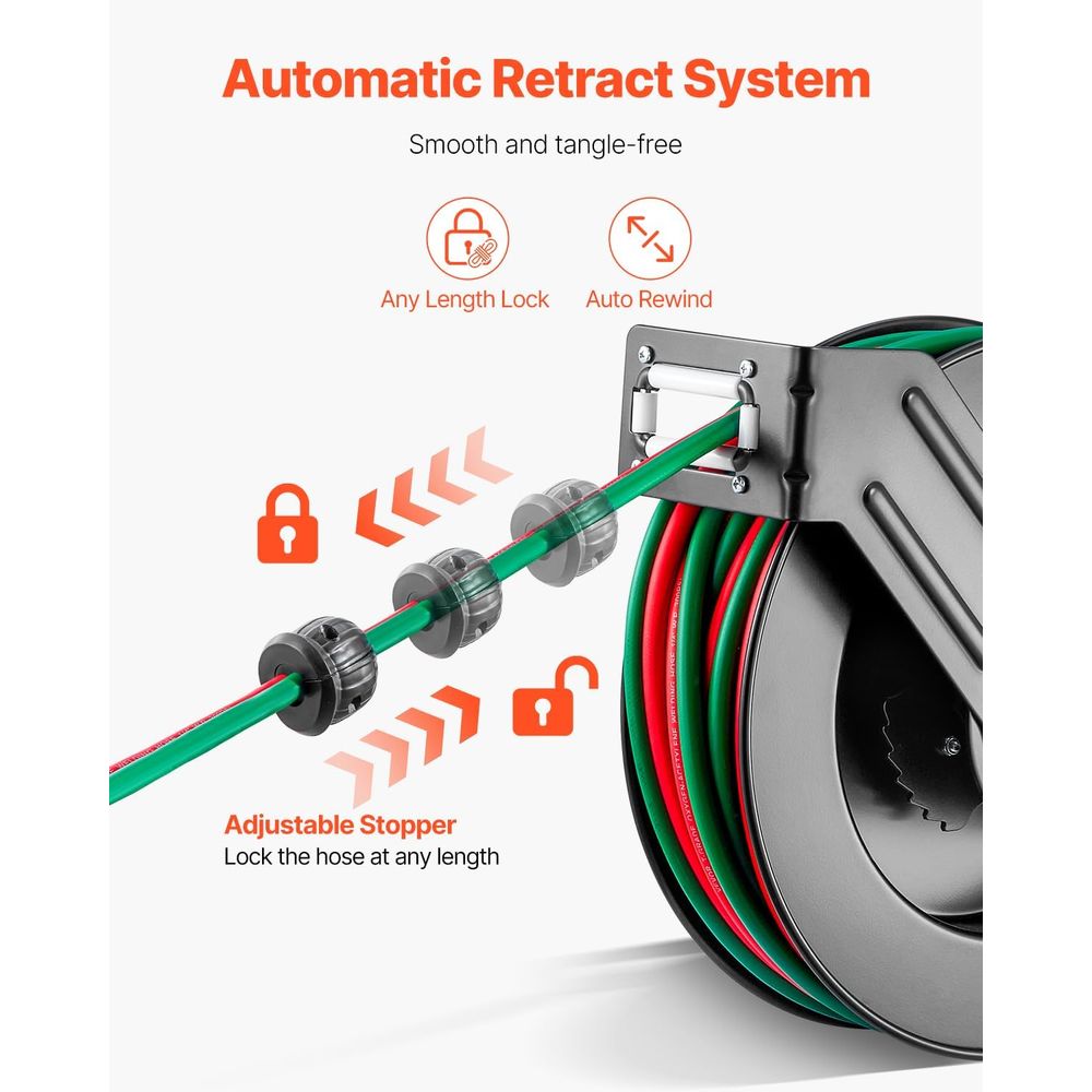 Retractable Welding Hose Reel  - Conventional Reel avis et prix