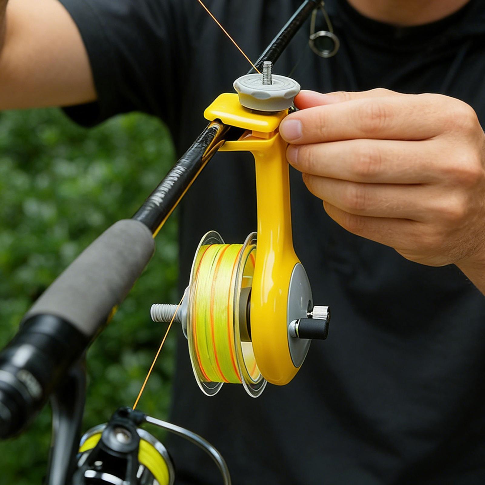 Fishing Line Spooler with Clam - Ice Fishing Reel avis et prix