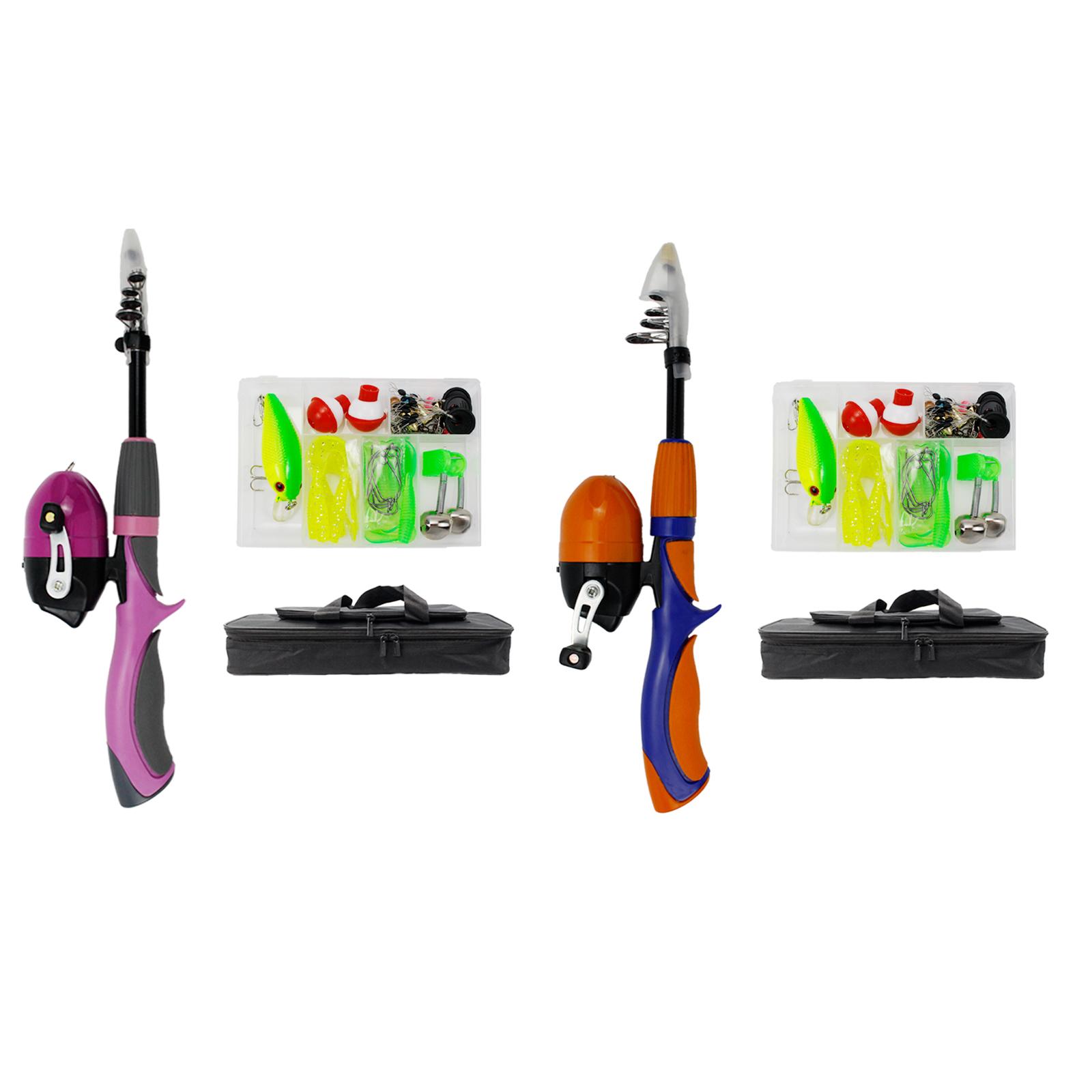 Kids Fishing Pole Travel Tote  - Spincast Reel avis et prix