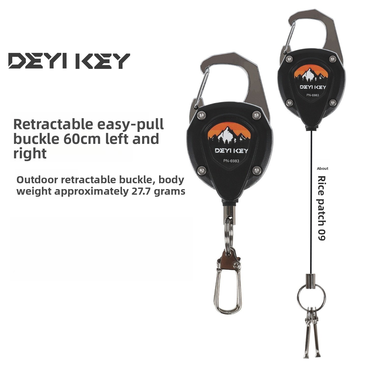 Retractable Keychain Heavy Dut - Fly Reel avis et prix