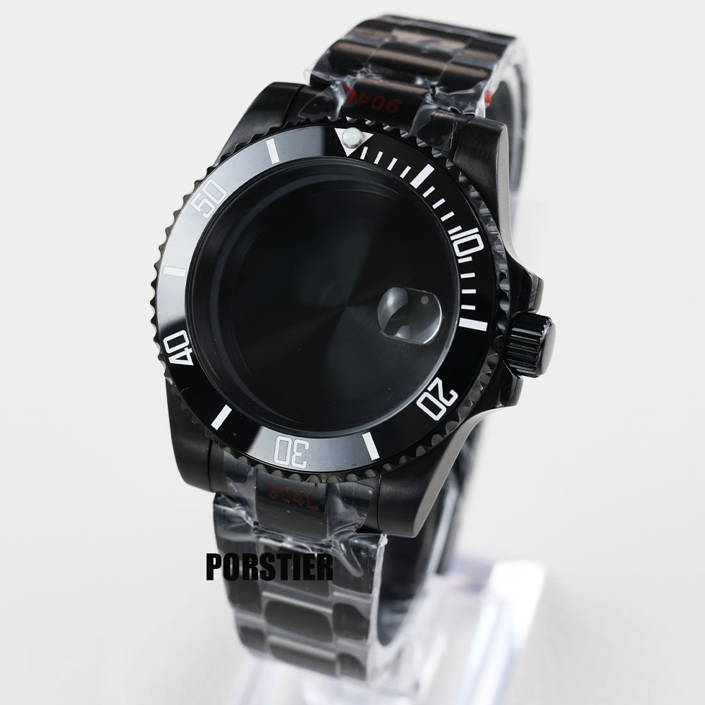 40mm Black pvd watch case sapp - Reel Case avis et prix