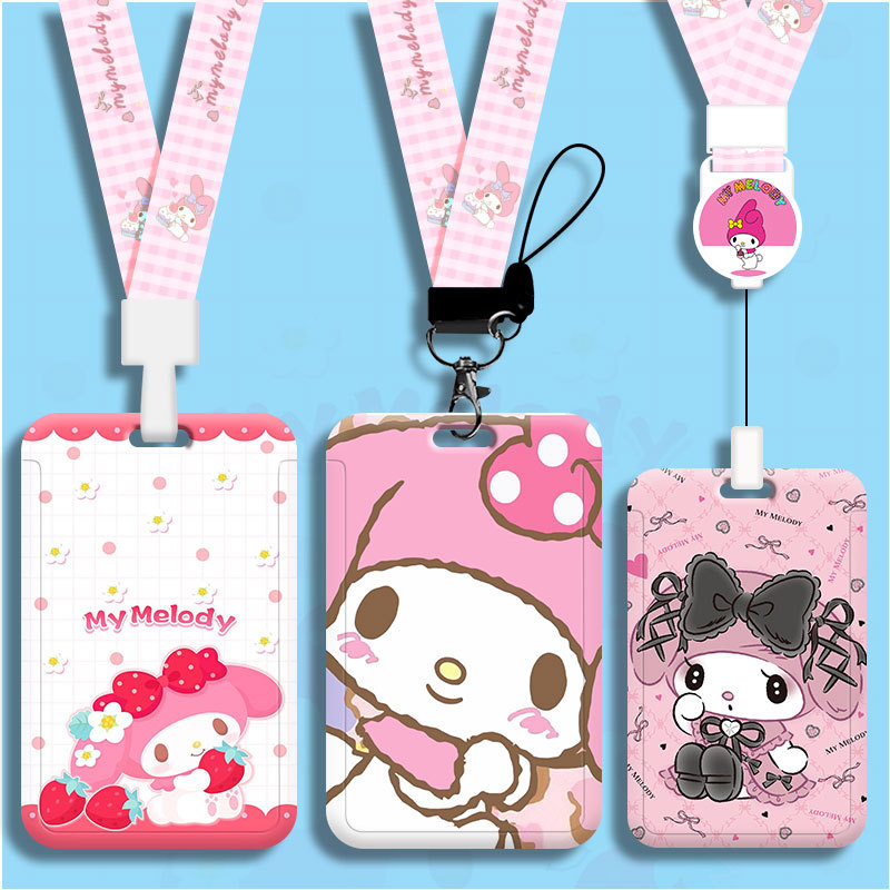 Melody  ID Badge Holder Lanyar - Reel Case avis et prix