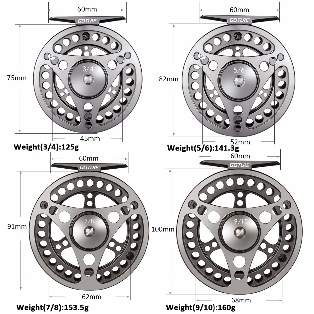 Goture Fly Fishing Reel 3/4 5/ - Reel Spare Spool avis et prix