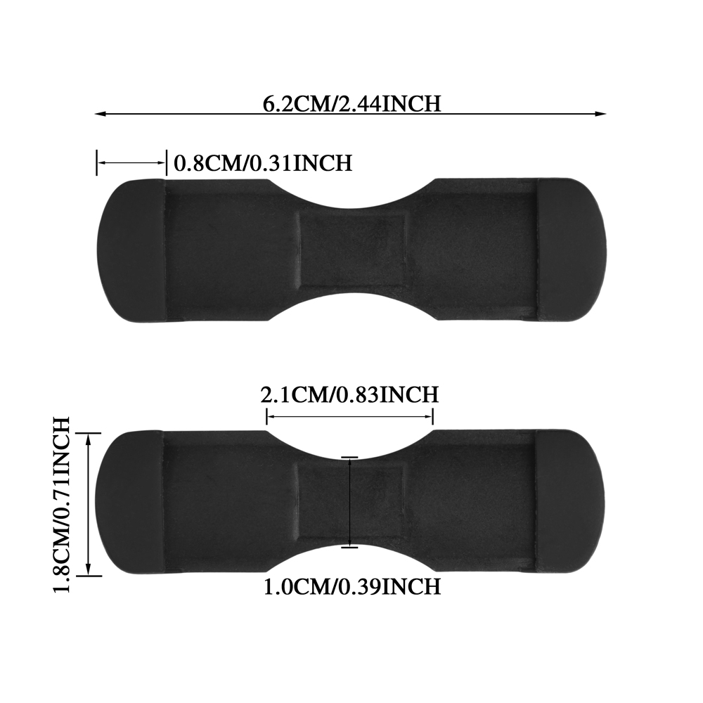 10Pcs Black/White Rubber Fishi - Fly Reel avis et prix