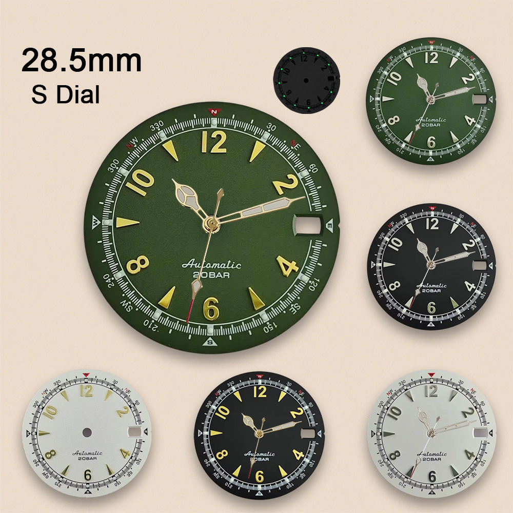 Nh35 Dial S Logo 28.5mm Retro  - Reel Case avis et prix