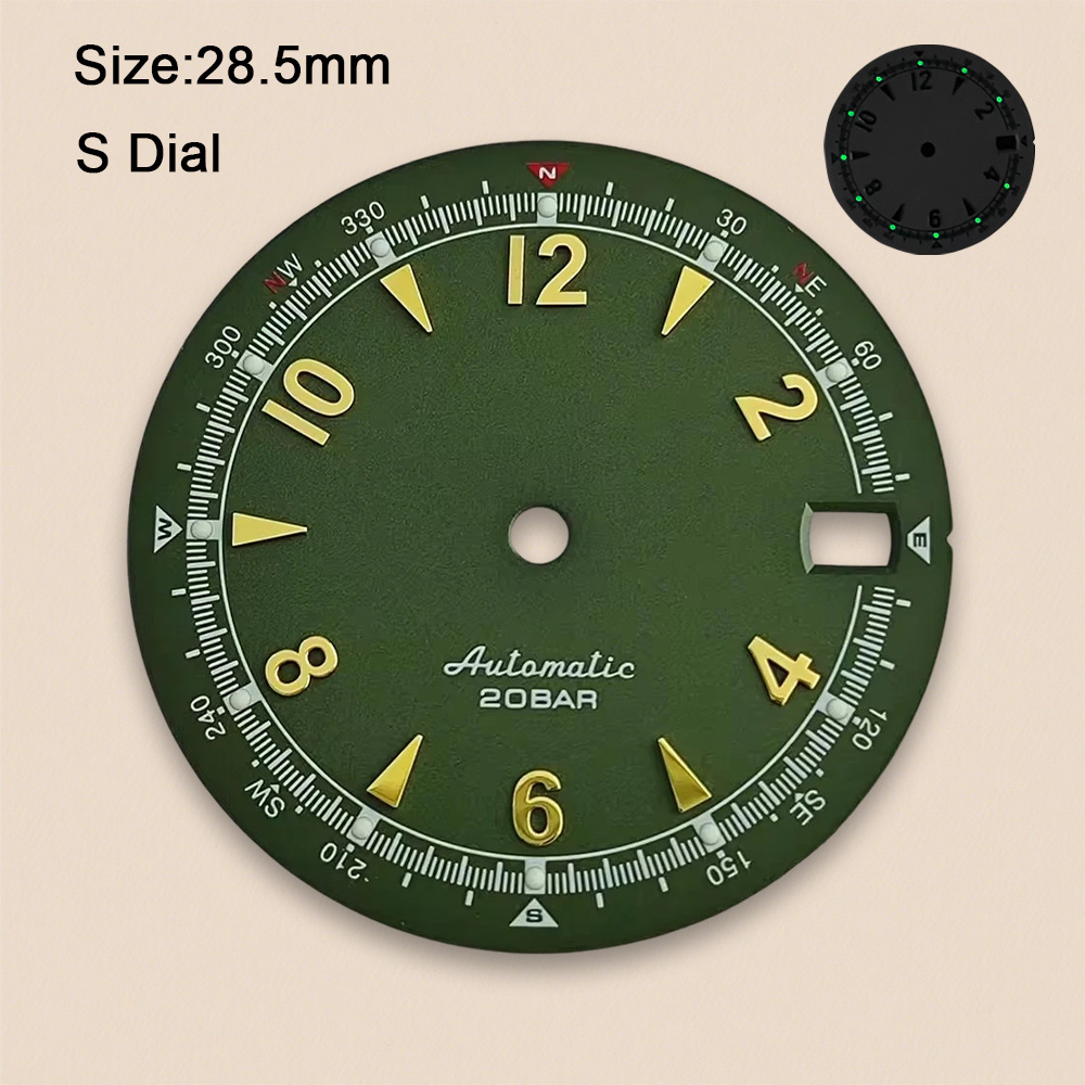 Nh35 Dial S Logo 28.5mm Retro  - Reel Case avis et prix
