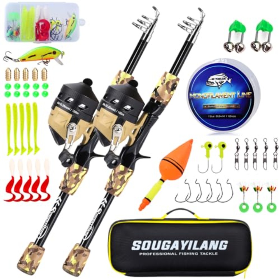 Fishing Rod and Reel Combo, Li - Spincast Reel avis et prix