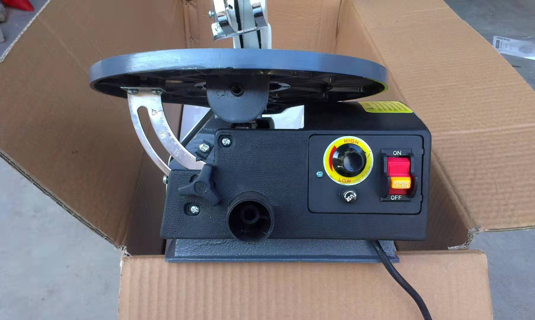 Wood Cutting Industrial Deskto - Electric Reel avis et prix
