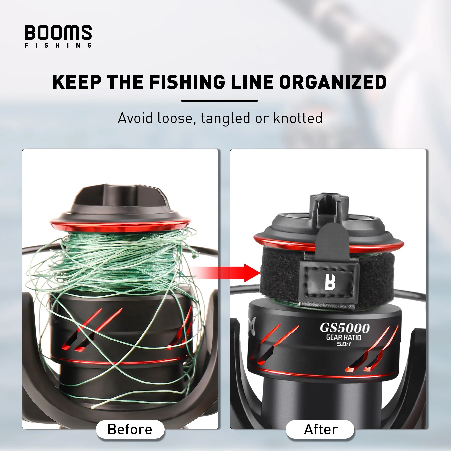 Booms Fishing SB1 4Pcs Spinnin - Reel Cover avis et prix